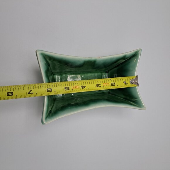 Marietta Modern Green Drip Glaze Planter Cactus Indoor Mid Century Modern Decor - Picture 12 of 14